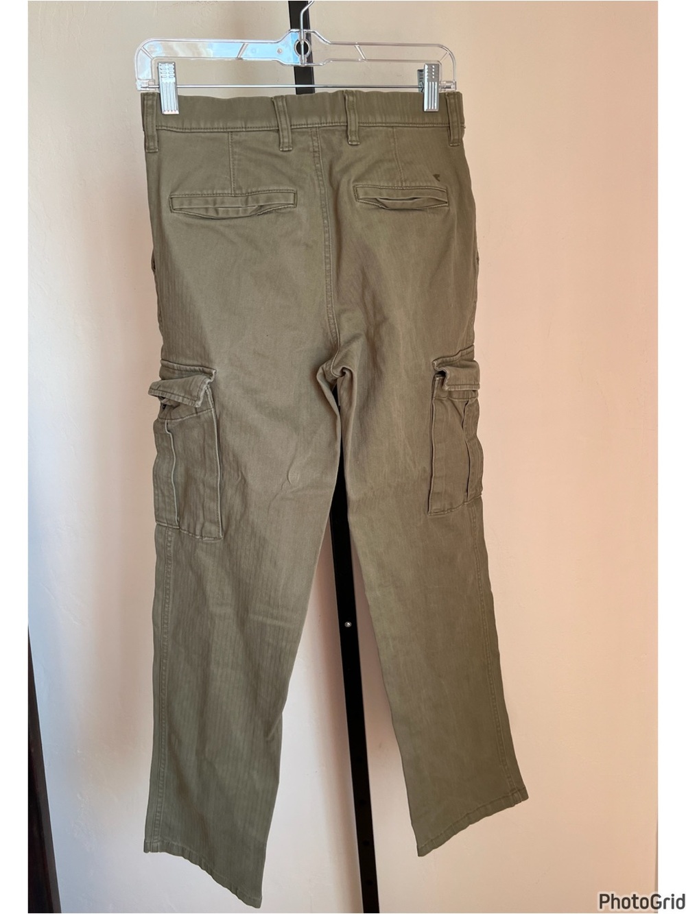 Haggar Men’s Green Cargo Pants Size 29 - Picture 2 of 3